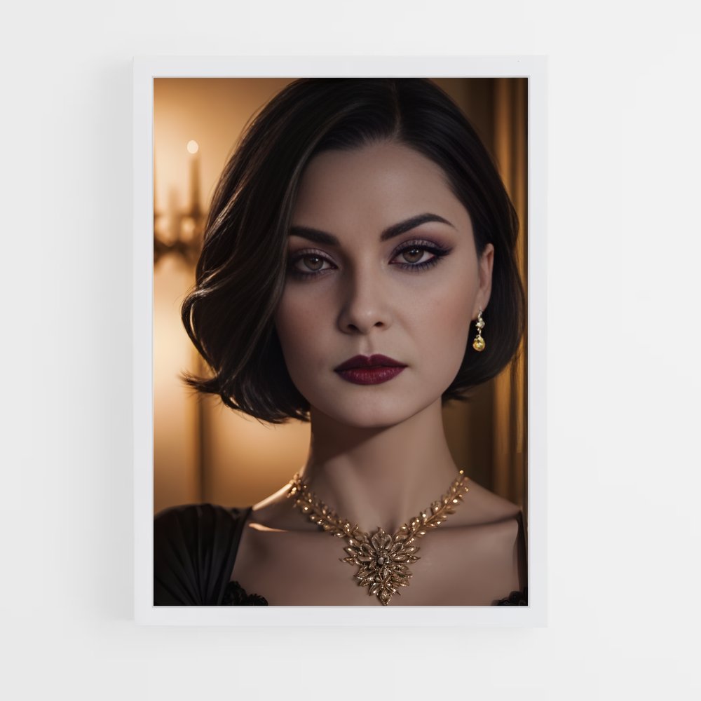 Poster Lady dimitrescu fatale – affiche Resident Evil (vue 3)